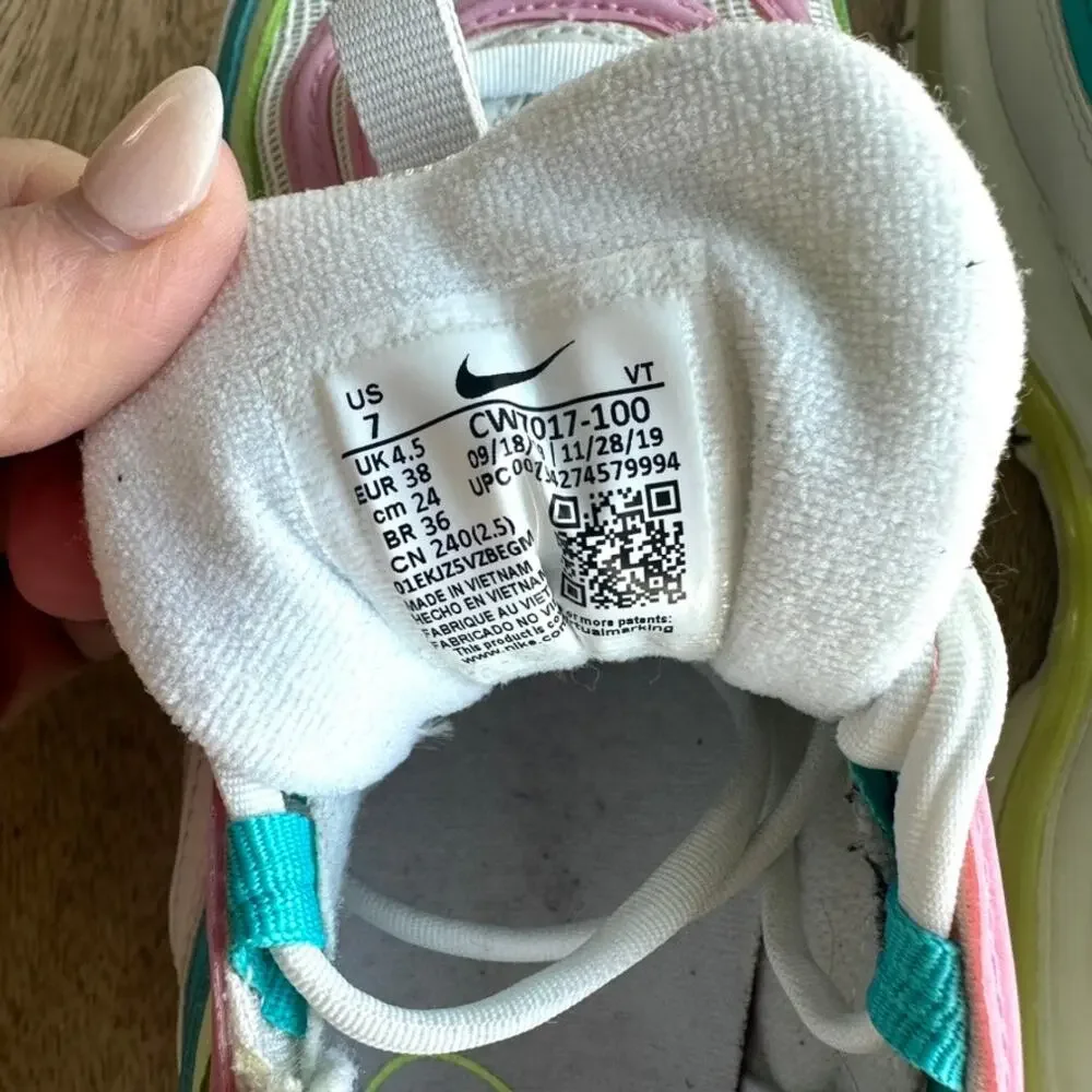 Nike Air Max 97 -‎ Pink/Green - Size 7